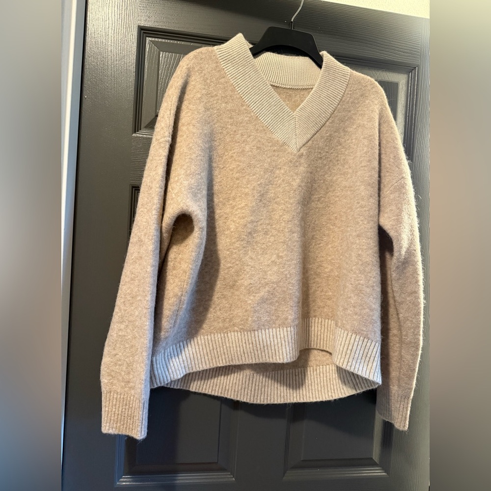 Lululemon Alpaca Wool-Blend V-Neck Sweater
